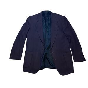 Vintage Oscar de la Renta Men’s XL Blazer Suit Jacket Dark Burgundy